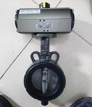 van bướm điều khiển khí nén